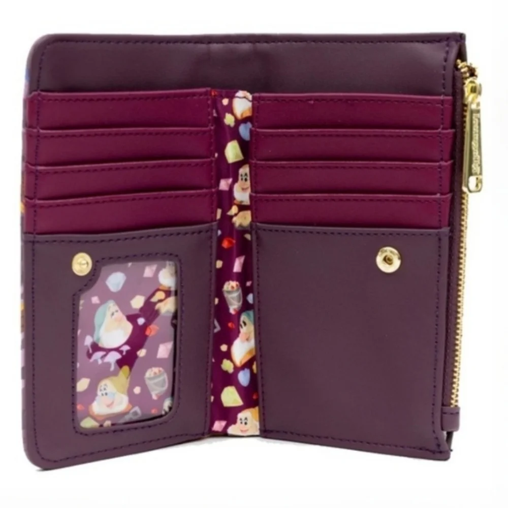 Loungefly Disney Snow White Seven Dwarfs Mine Cart Wallet
